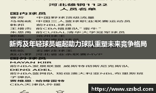 三亿体育新秀及年轻球员崛起助力球队重塑未来竞争格局